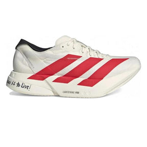 Adizero Adios Pro 4 W – branco/vermelho